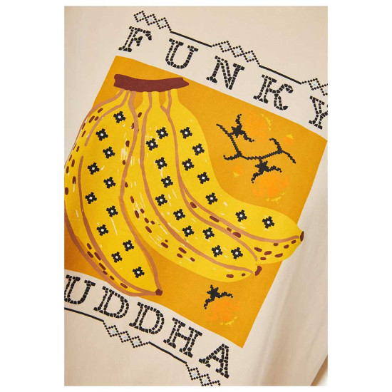 Funky Buddha Γυναικεία κοντομάνικη μπλούζα